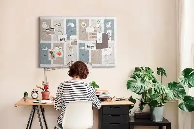 Memobord van kurk Kattenkalender