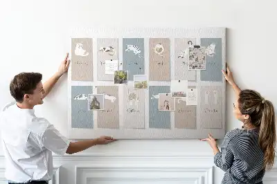 Memobord van kurk Kattenkalender