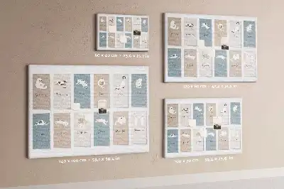 Memobord van kurk Kattenkalender