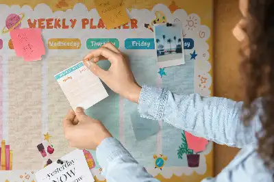 Kurk prikbord Schoolrooster