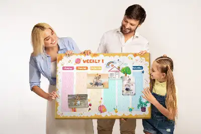 Kurk prikbord Schoolrooster