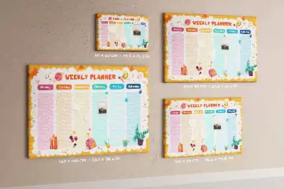 Kurk prikbord Schoolrooster