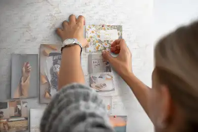 Memobord van kurk Luxe lichte steen