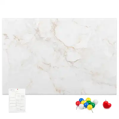 Memobord van kurk Luxe lichte steen