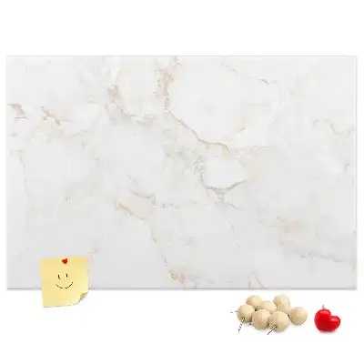 Memobord van kurk Luxe lichte steen