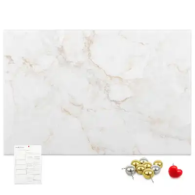 Memobord van kurk Luxe lichte steen