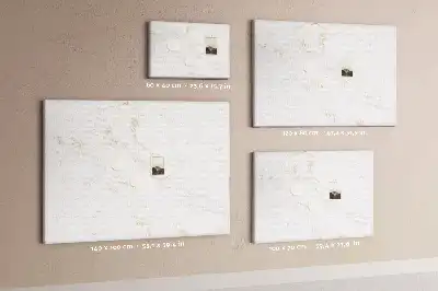 Memobord van kurk Luxe lichte steen