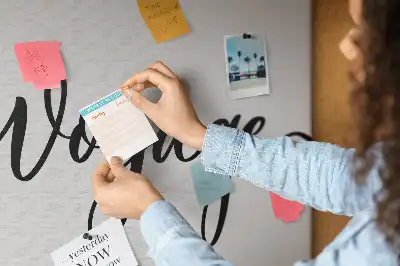 Kurk prikbord Opschrift Bon voyage