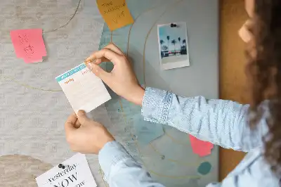 Kurk prikbord Aquarel vlekken