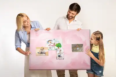 Memobord van kurk Veren abstractie