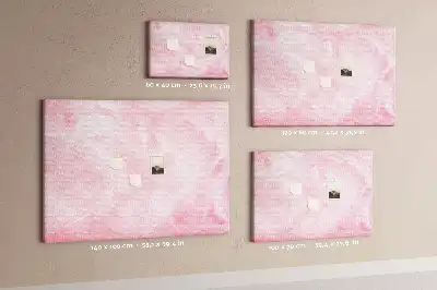 Memobord van kurk Veren abstractie