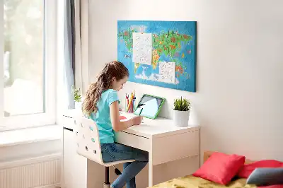 Kurk prikbord Cartoonkaart
