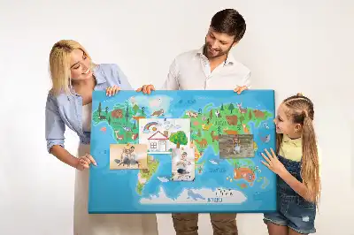 Kurk prikbord Cartoonkaart