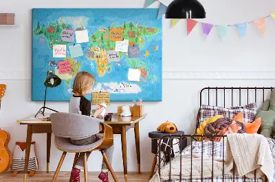 Kurk prikbord Cartoonkaart