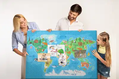 Kurk prikbord Cartoonkaart