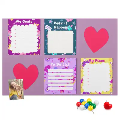 Memobord van kurk Monsternotities