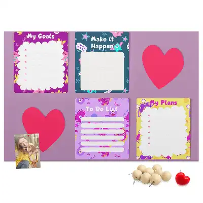 Memobord van kurk Monsternotities