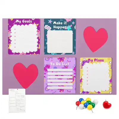 Memobord van kurk Monsternotities