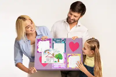 Memobord van kurk Monsternotities