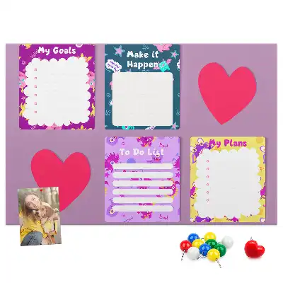 Memobord van kurk Monsternotities