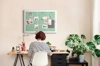 Memobord van kurk Bureau-organizer