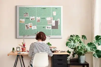 Memobord van kurk Bureau-organizer