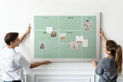 Memobord van kurk Bureau-organizer