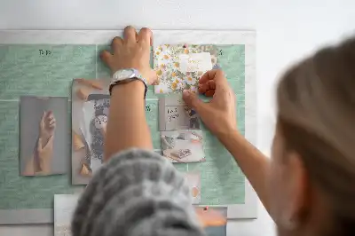 Memobord van kurk Bureau-organizer