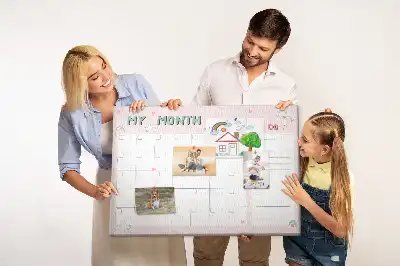 Kurk prikbord Maandplanner voor kinderen
