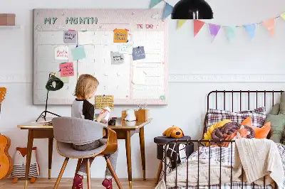 Kurk prikbord Maandplanner voor kinderen