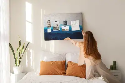 Kurk prikbord Aquarel bergen