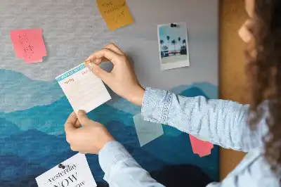 Kurk prikbord Aquarel bergen