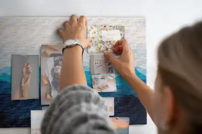 Kurk prikbord Aquarel bergen