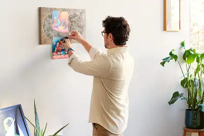 Memobord van kurk Wereld wereldbol kaart
