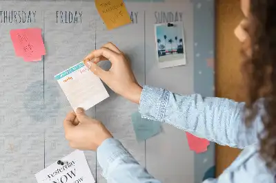 Kurk prikbord Weekplanner kosmos