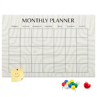 Kurk prikbord Maandschema