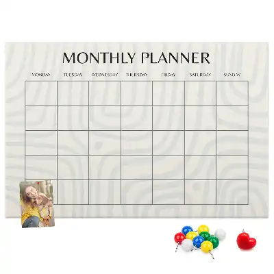 Kurk prikbord Maandschema