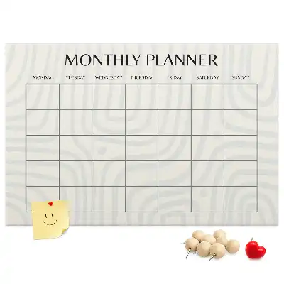 Kurk prikbord Maandschema