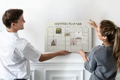 Kurk prikbord Maandschema