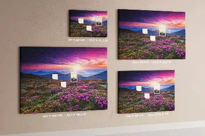 Kurk prikbord Zonsopgang bloemen
