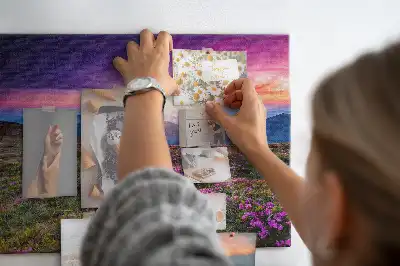 Kurk prikbord Zonsopgang bloemen