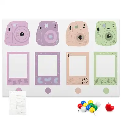 Kurk prikbord Set camera's