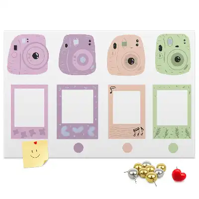 Kurk prikbord Set camera's
