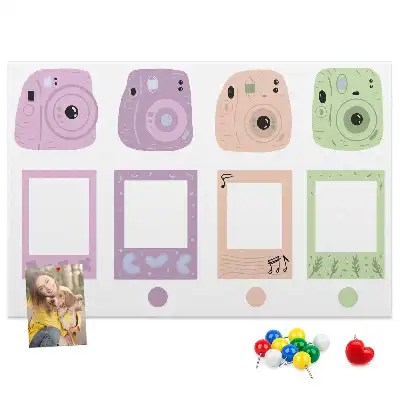 Kurk prikbord Set camera's