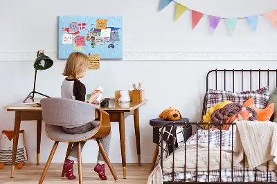 Kurk prikbord Landen met vlaggen