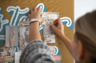Memobord van kurk Laten we op reis gaan