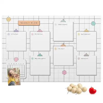 Kurk prikbord Weekplan