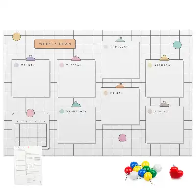 Kurk prikbord Weekplan