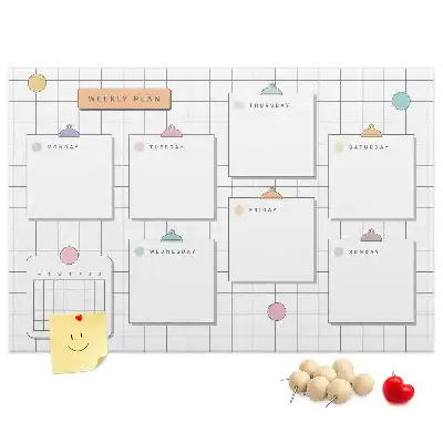 Kurk prikbord Weekplan