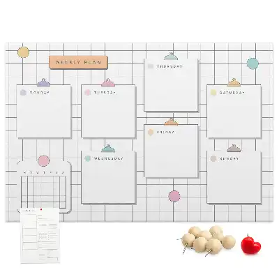 Kurk prikbord Weekplan